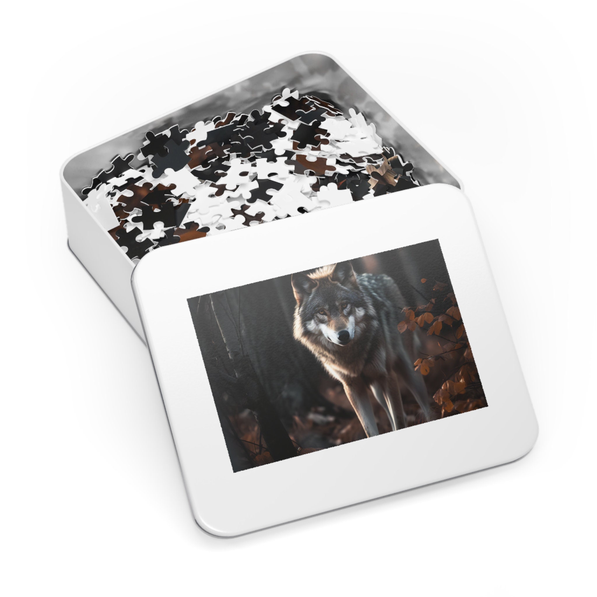 Puzzle en bois Loup : un plaisir de puzzle captivant qui ravit