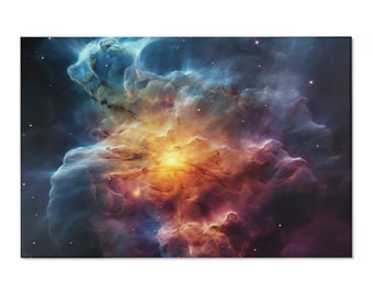 Green Nebula Galaxy Round Rug main image 1