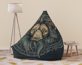 Leo Bean Bag Chair Cover Astrological Bean Bag Chair