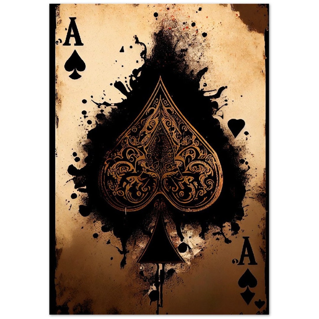 Ace Of Spades Poster 33x46 Visionary Art Housewarming Gift For Him V2 Il 1080xN.4755151091 7wj7