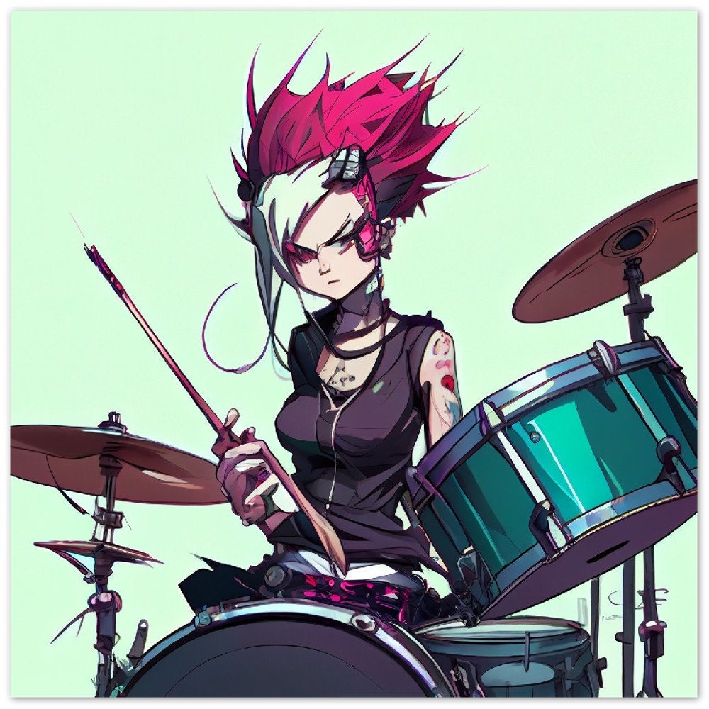 Drummer - Anime Style