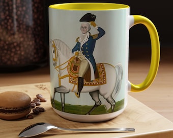 George Washington Coffee Mug: American Revolution Patriotic Gift