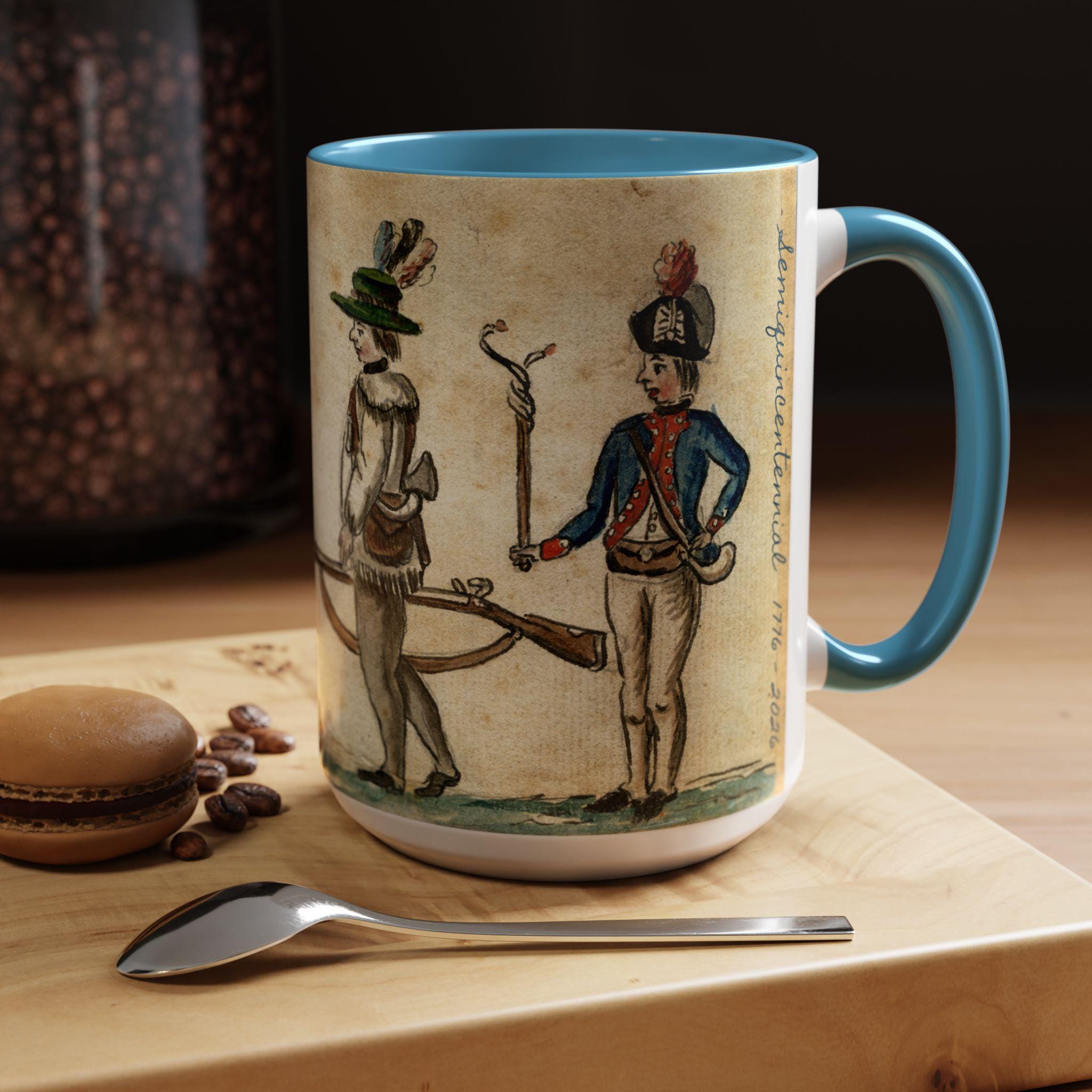 Siege of Yorktown Mug | Revolutionary War Art Cup | U.S. 250 Commemorative Gift  | U.S. 250 Revolution Art