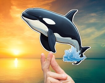 Orca Vinyl Sticker, Orca Whale Sticker, Orca Whale Vinyl Sticker, Orca Stickers, Gladys Orca Sticker, Gladys the Orca, Orca Uprising Sticker