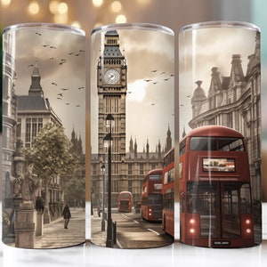 London Tumbler Wraps PNG, London Tumbler Wrap, London Tumbler Design, 20 OZ Skinny Tumbler Wrap, London Sublimation Wrap, London Mug Wrap