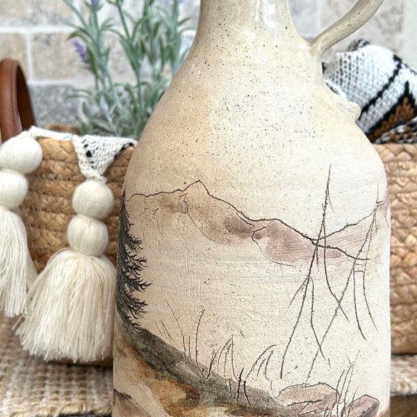 Rustic Vase Etsy