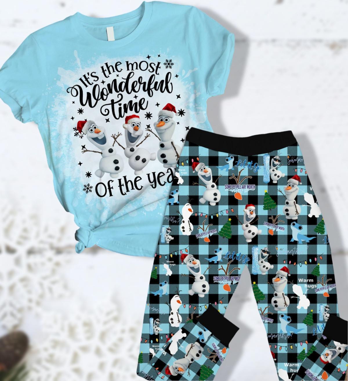 Olaf Pajamas Etsy Canada