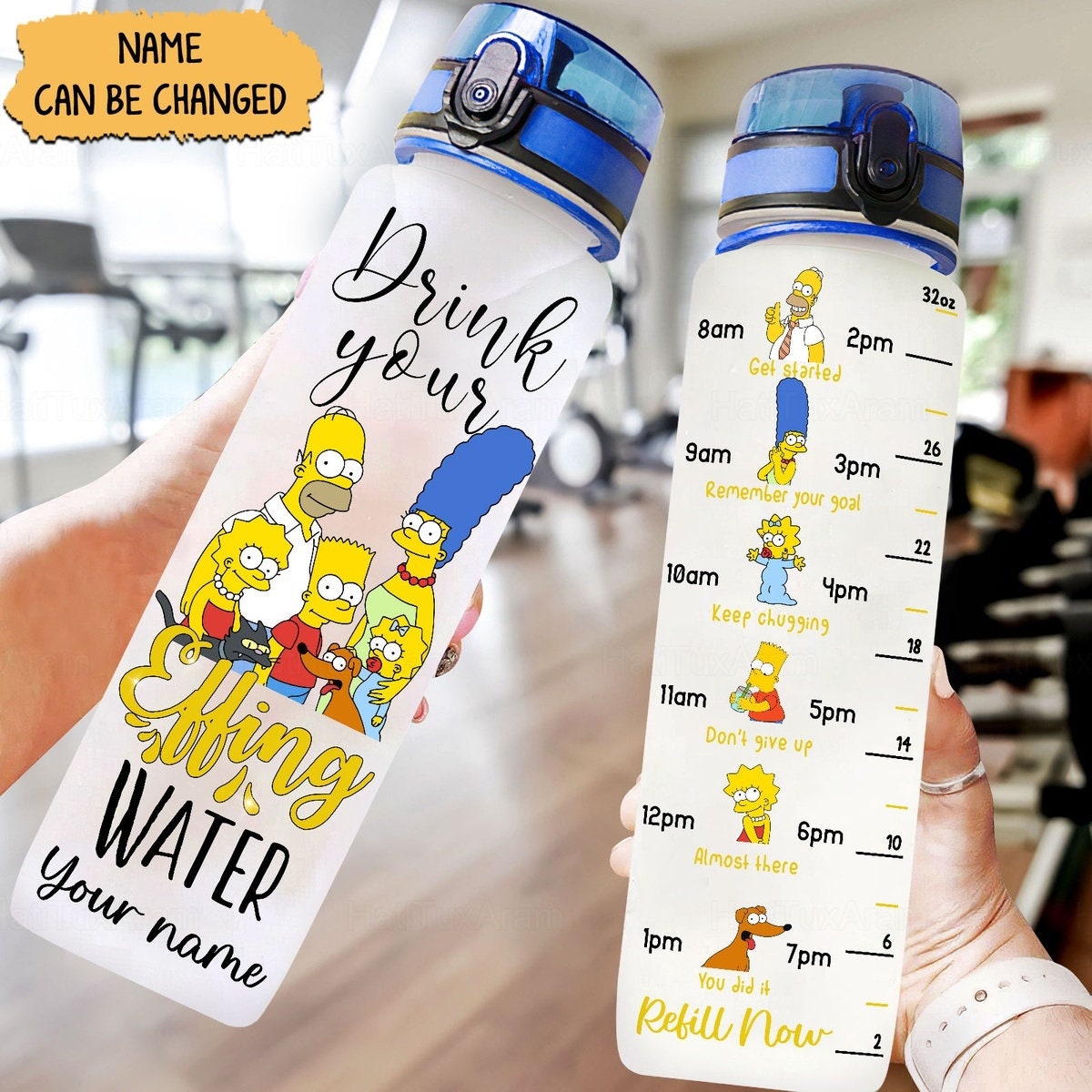 ホーマー シンプソン バート シンプソン ボトル The Simpsons Water Bottle, Simpsons Family Bottle, Simpson Kids