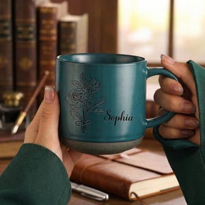 Mom Gifts, Grandmas Garden Coffee Mug, Grandma Mothers Day Gifts, Birthday Gifts for Grandma from Granddaughter, Grandchildren, Grandso