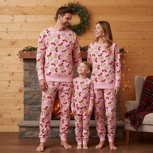Seuzz Family Pajamas, Family Long Pajamas, Long Sleeve PJs, Family Pajamas Set, Matching Family Pajama Set, Family Sleepwear Xmas Gift