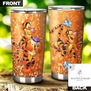 Halloween Tigger Winnie The Pooh Vaso, Vaso de película de dibujos animados, Vaso Winnie Pooh, Copa Disneyland, Vaso Tigger