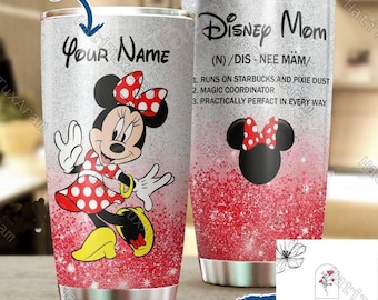 Minnie-Maus-Becher, Disneyland-Becher, Minnie-Maus-20-Unzen-Becher, personalisierter Minnie-Becher, Disney-Reise-Geschenk