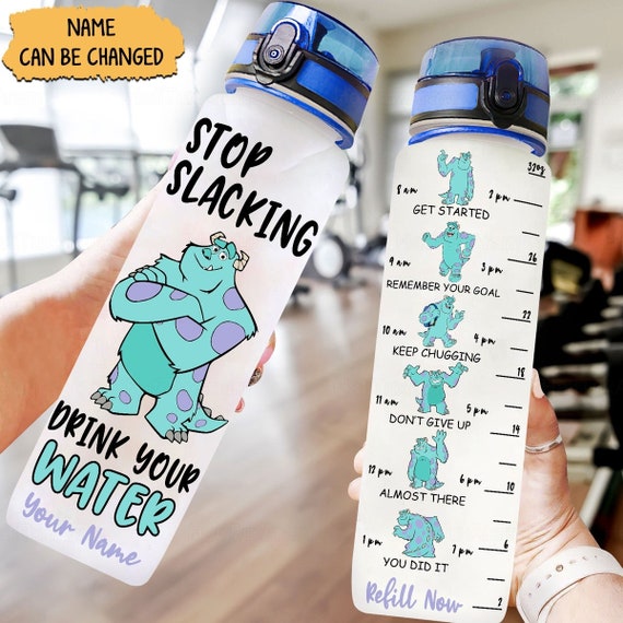 Sully Water Bottle Tracker, Disney Monsters Inc Sully Bottle, Disney 32oz  Water Bottle, Custom Mike and Sully Bottle, Cartoon Drink Bottle - Etsy  Hong Kong