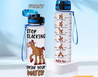 Bullseye-watertrackerfles, Disney-waterfles, flesnaam, Bullseye Toy Story-fles, Toy Story-fles, bidon, Woody-fles