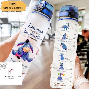 Halloween Eeyore Water Bottle, Eeyore Winnie Pooh Cup, 32oz Water Bottle, Custom Eeyore Bottle, Disney Water Bottle, Custom Bottle