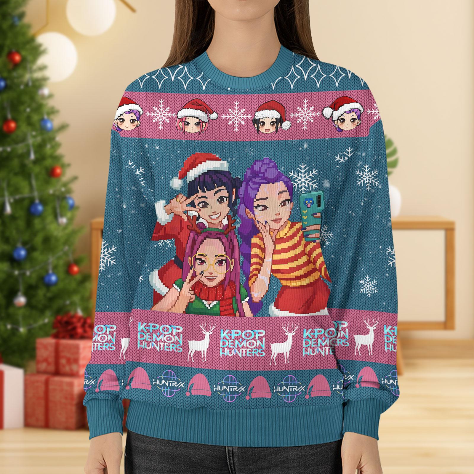 Amazon Gothic Ugly Christmas Sweater Anime Christmas Sweater Canada