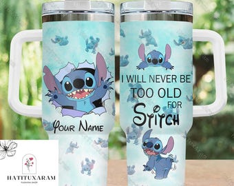 Halloween Stitch Tumbler, Stitch Drinkware Cup, Stitch 40oz Tumbler, Disneyland Tumbler, Stitch Personalized Cup, Tumbler For Womenv