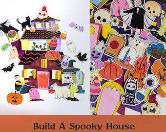 DIY Haunted House Craft | Build Your Own Halloween Activity (Digital Download)