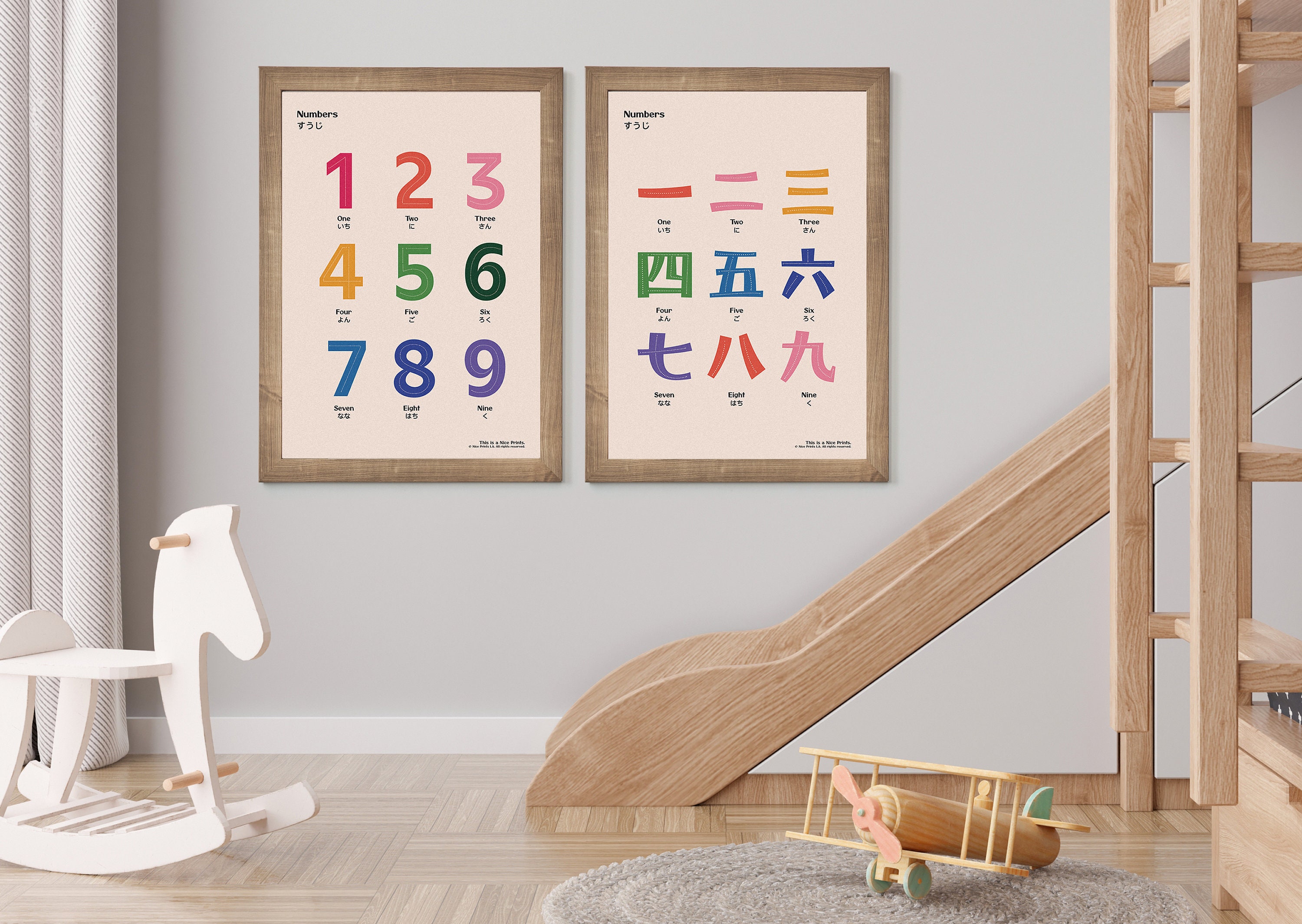 Set of 2 Printable File, Bilingual Japanese English Immersion, Kid ...