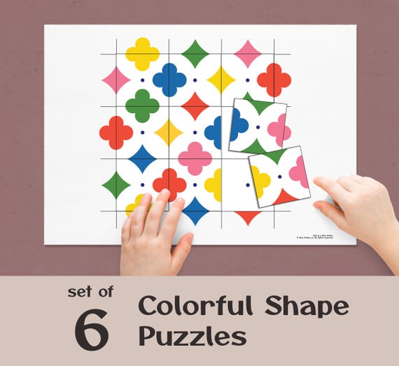 Printable Shape Puzzles For Toddlers