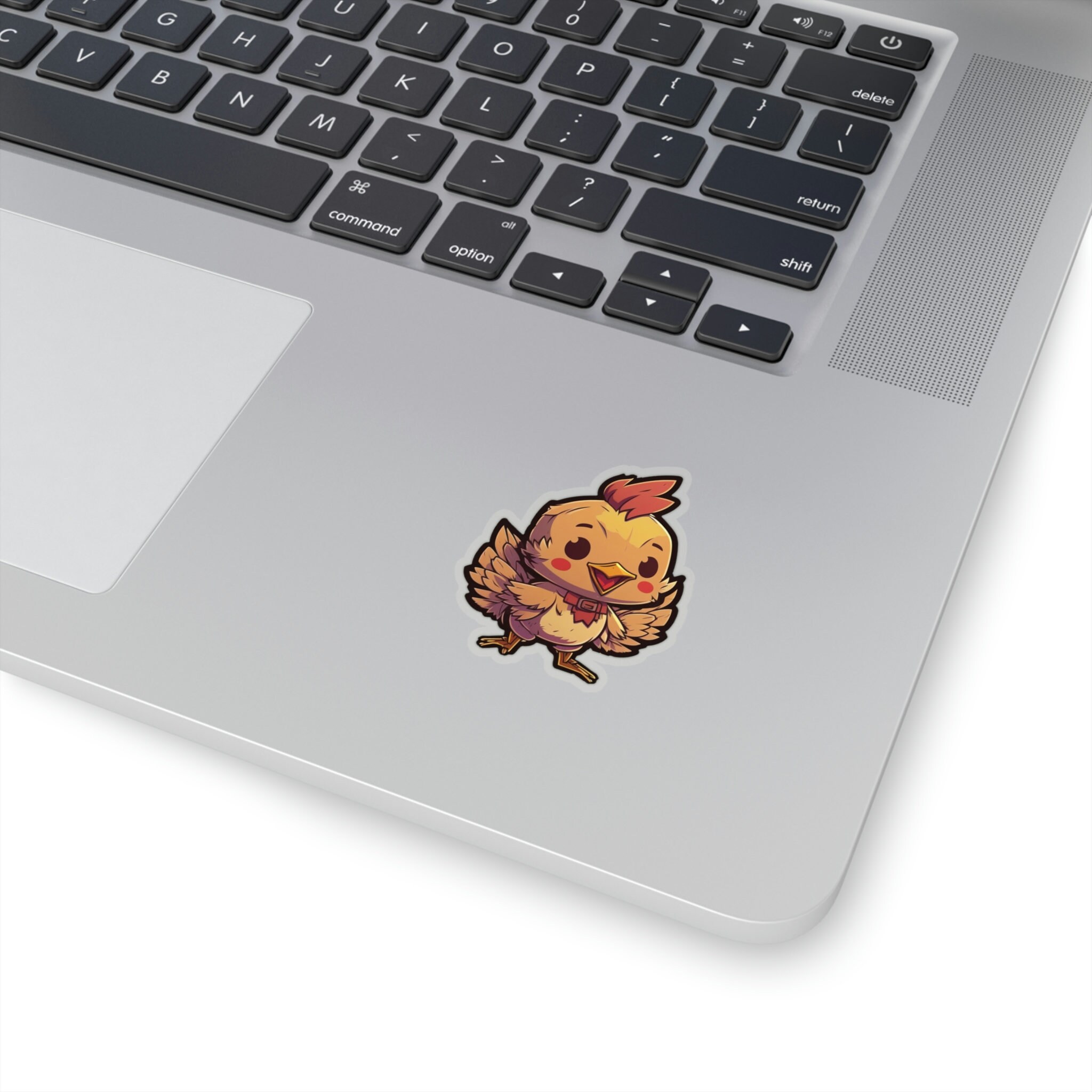 Chicken Sticker, Happy Chicken Sticker, Chick, Chicken Vinyl, Smiling ...