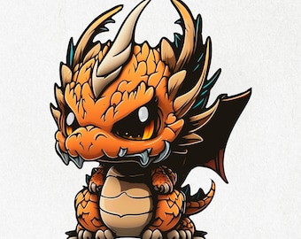 Mythical Beast, Mythical Sticker, Creature, Mythical Vinyl, Cute Decal, Water Bottle Stickers, Laptop Decal | Vinyl 2" x 2" & 4" x 4"