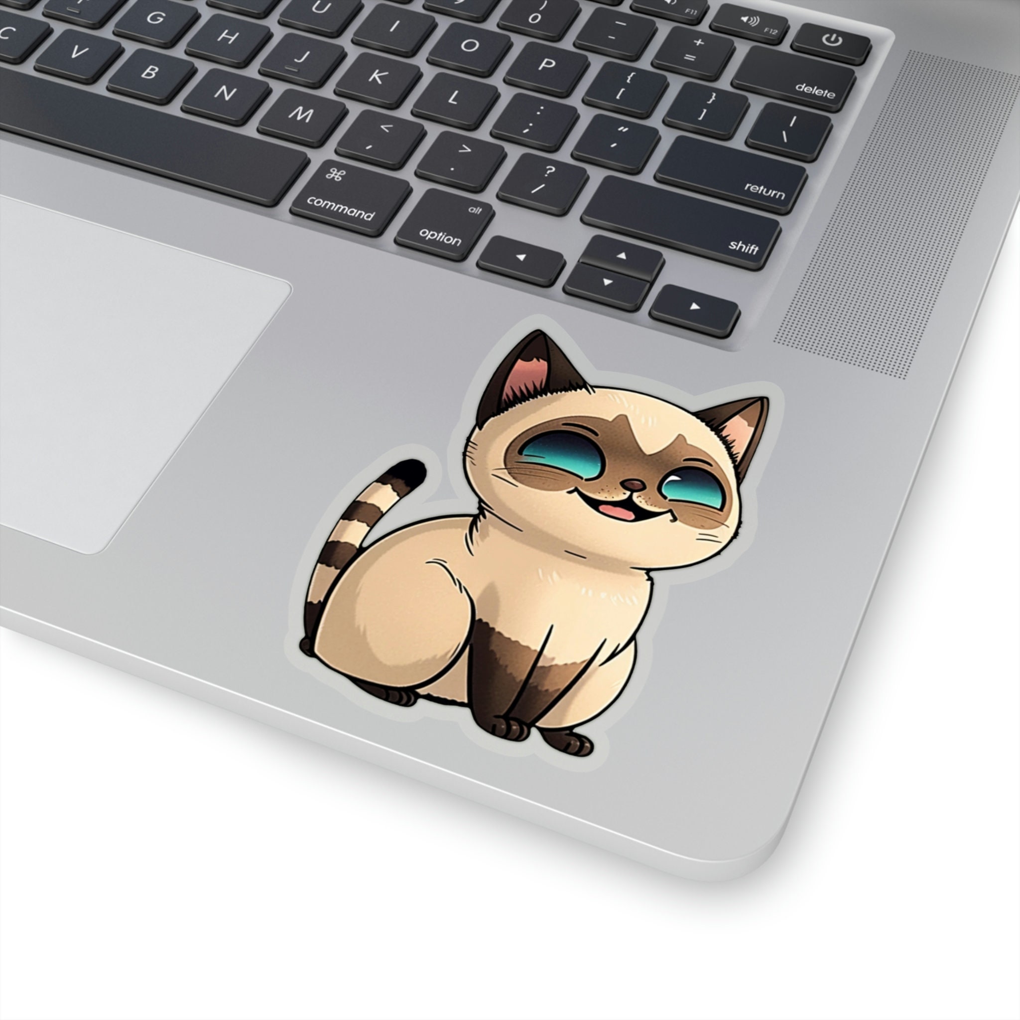 Siamese Sticker Siamese Cat, Cat Sticker, Siamese, Cat Vinyl, Happy Cat, Cute Decal ...