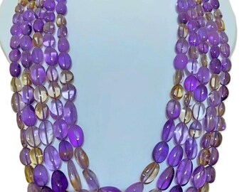 Excellent Top Quality Natural Amethyst Beads Necklace for Jewellery Making 13x20 8x11 MM [1423 Ct] S-3