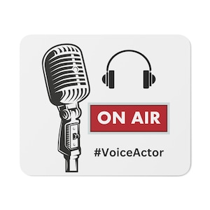 On Air - Voiceover - Desk Mouse Pad - Voiceover Booth - Voice Over - Voice Actor