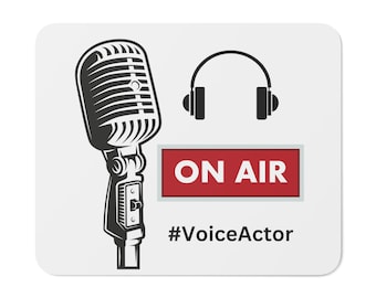 On Air - Voiceover - Desk Mouse Pad - Voiceover Booth - Voice Over - Voice Actor