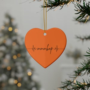 MMMBop Herzschlag Keramik Weihnachtsschmuck für Hanson Fans Fansons (1 Stück, 3 Stück, 5 Stück, 10 Stück)
