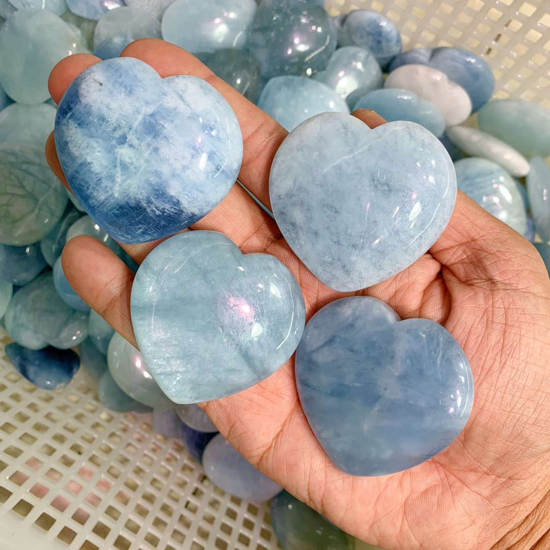 Lot De 22 Pierres Aigue-Marine Naturelles Brutes - Bleues - 54,25 Carats - Gemmsindia