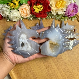Druzy Agate Unicorn, Polished Crystal Unicorn, Geode Agate Unicorn, Druzy Agate Carvings, Quartz Pocket, Gemstone Spiritual Gifts