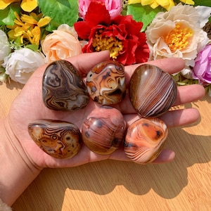 polished sardonyx palm stone sardonyx crystal sardonyx worry stone sardonyx pocket stone sardonyx agate healing chakra energy crystal gifts