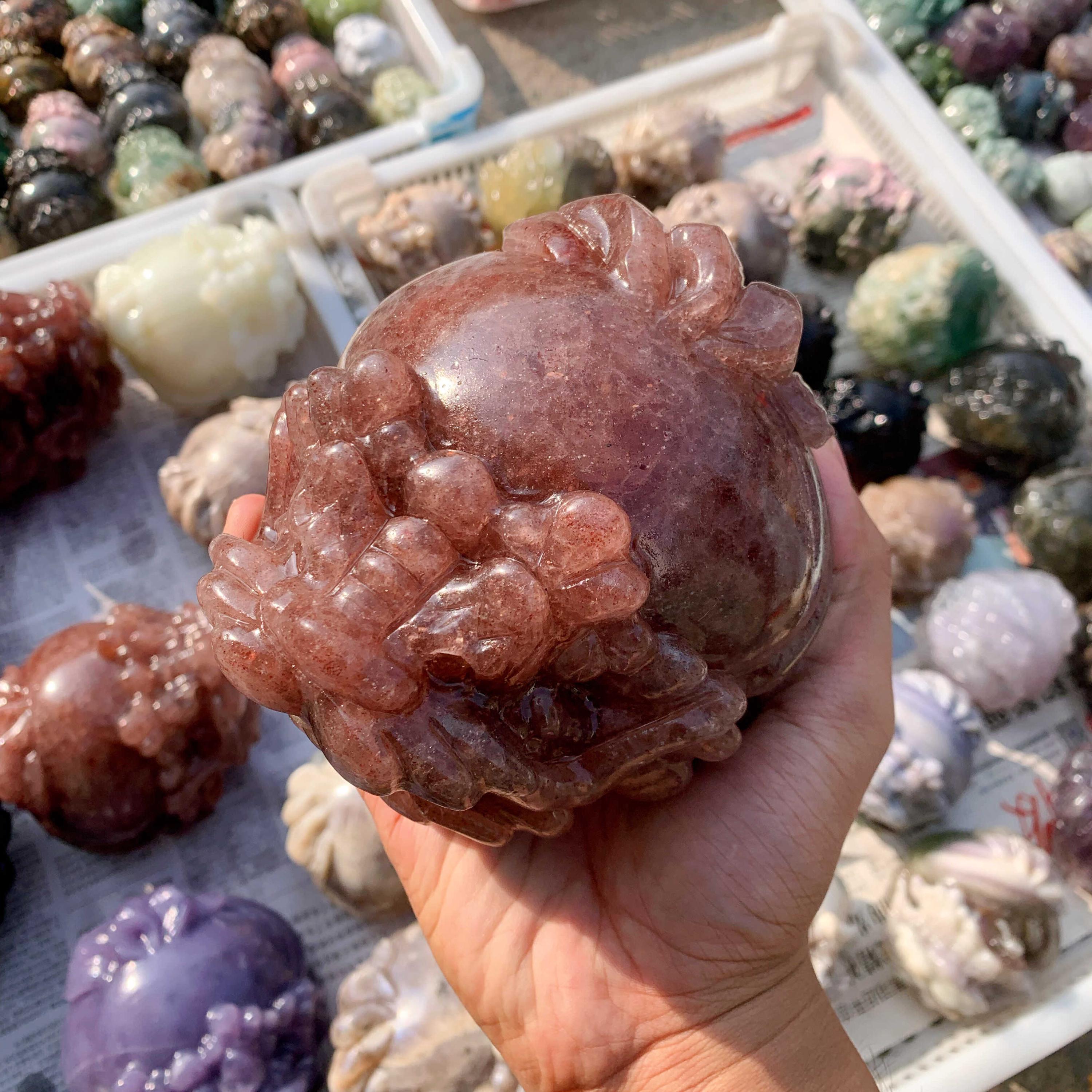 Dragon fruit quartz - Etsy 日本