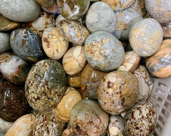 Ibis Jasper Crystal - Polished Ibis Jasper - Ibis Jasper Palm