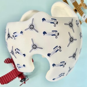 Airplane Cranial Helmet Decals: Baby Doc Band Decoration