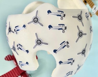 Airplane Cranial Helmet Decals: Baby Doc Band Decoration