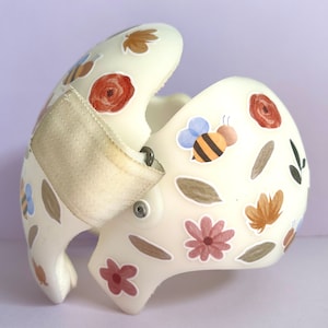 Baby Helmet Decals: Bumblebee & Wildflower Cranial Band Stickers