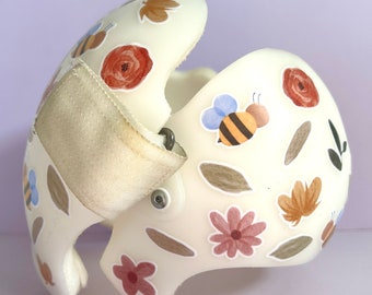 Baby Helmet Decals: Bumblebee & Wildflower Cranial Band Stickers