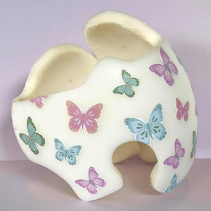 Girls butterfly cranial helmet decal