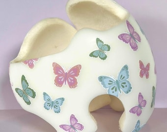 Girls butterfly cranial helmet decal