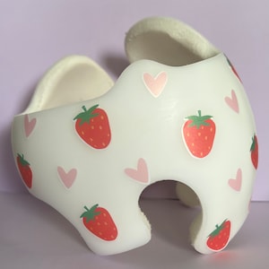 Strawberry Baby Helmet Decals: Doc Band Girl Stickers