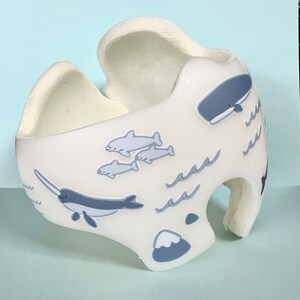 Ocean Whales Cranial Helmet Decals: Baby Doc Band Stickers immagine 3
