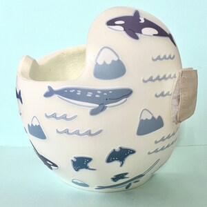 Ocean Whales Cranial Helmet Decals: Baby Doc Band Stickers immagine 4