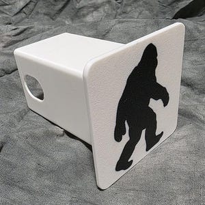 Cubierta de receptor de enganche Bigfoot para tubo estándar de 2&quot;, BLANCA, NUEVA