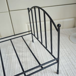 Doll Miniatures European style Metal Bed Furniture for 1:6 Scale Dolls like SD YOSD 1/6 1/3 1/4 12Doll 18Doll image 8