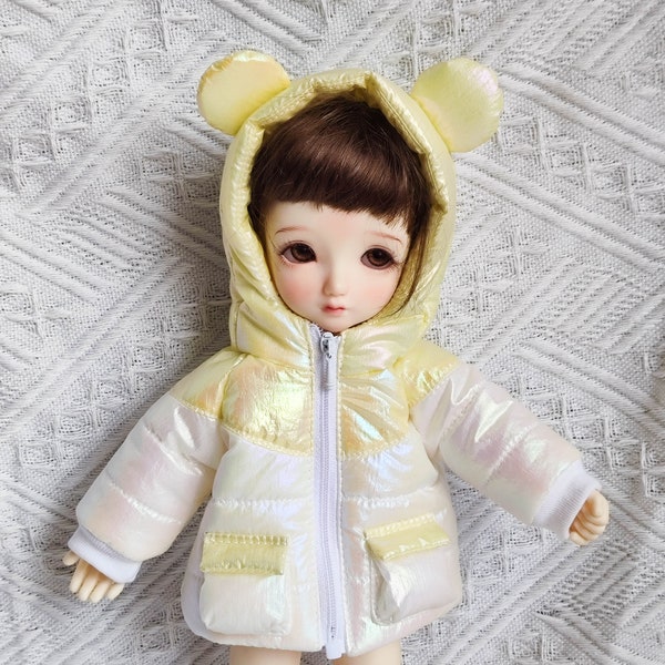 Yosd Bjd Nekomimi cat ears coat down jacket for 1/6 dolls