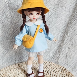 YOSD doll clothes 1/6 BJD SD doll clothes Japanese kindergarten uniform 6Pcs set