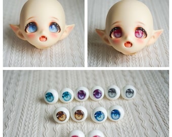 Bjd Anime Resin Doll Eyes 8mm/10mm/12mm/14mm/16mm/18mm/20mm/22m/24mm for Dd Sd Obitsu Azone Nendoroid EyeBall